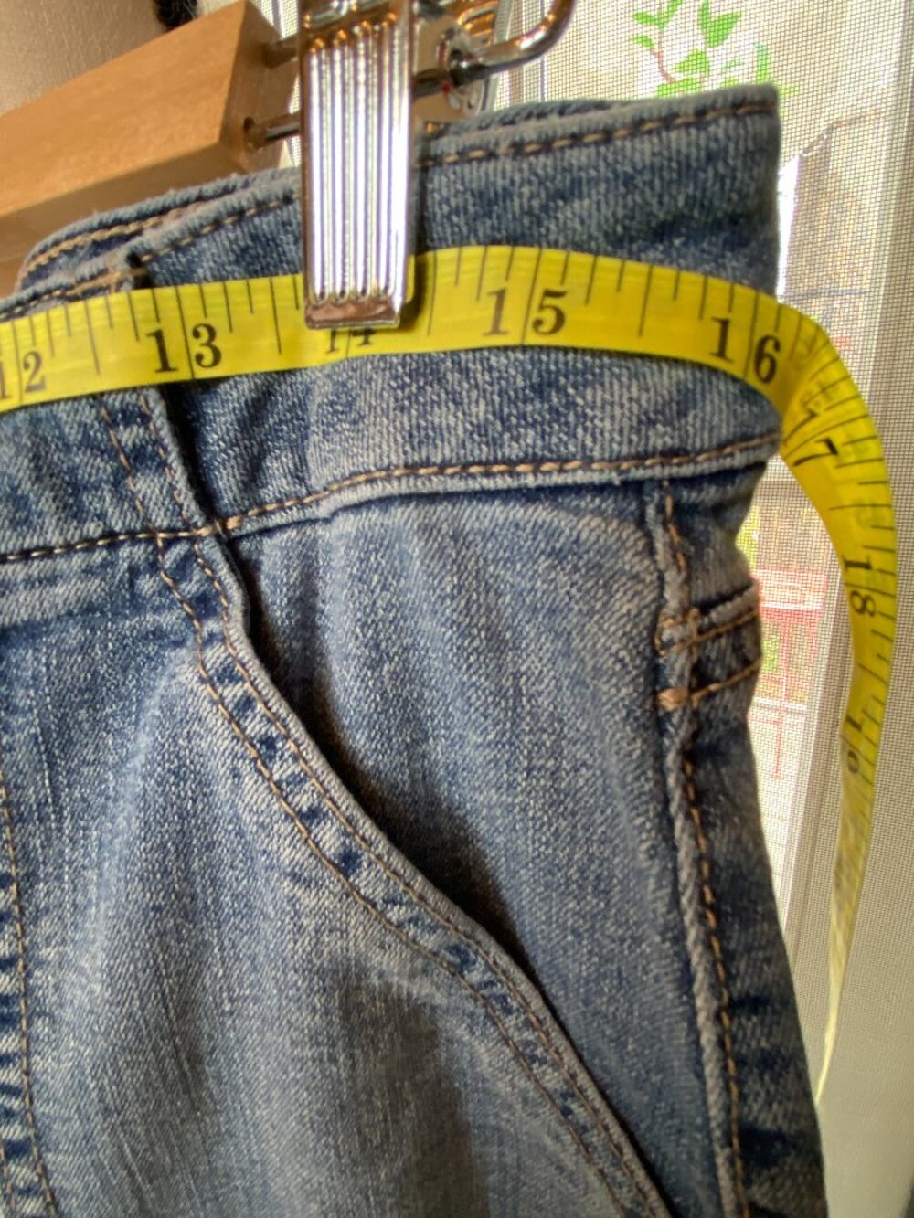 Women's d.jeans Wide Leg 6 Pocket Cargo Jeans Pants Size 12 - Picture 15 of 15